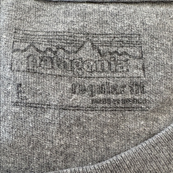 Patagonia Men's Heather Gray Short Sleeve Tee size L - Picture 4 of 4